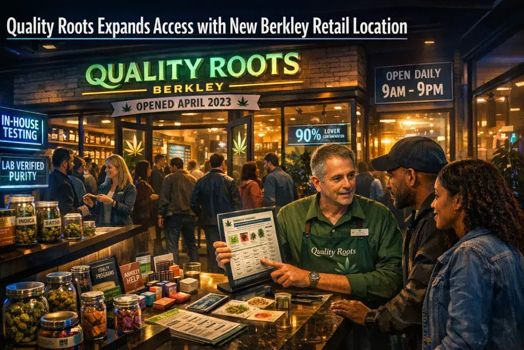 Quality Roots Expands Access with New Berkley Retail Location