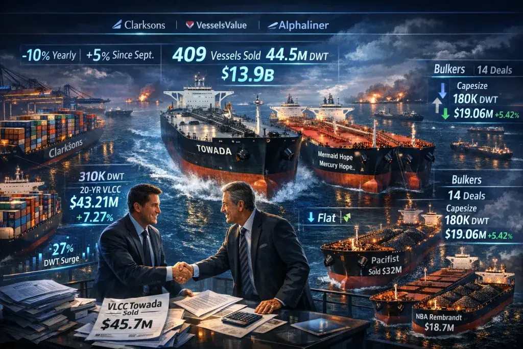 Tanker S&P Activity Surges in Volume During 2025 Market Resilience