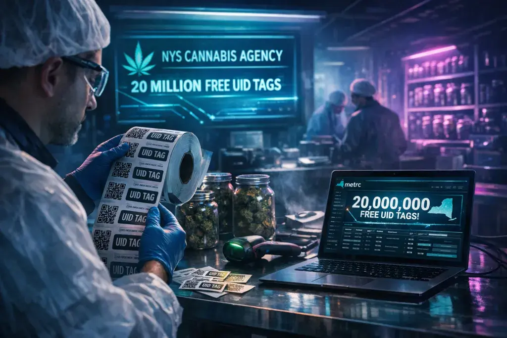 New York Cannabis Agency Supplies 20 Million Free UIDs to Licensed Processors