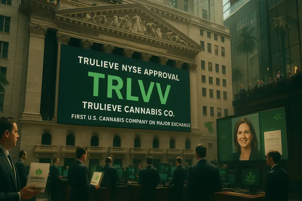 Trulieve Wins NYSE Approval, Becoming First U.S. Cannabis Company on a Major Exchange