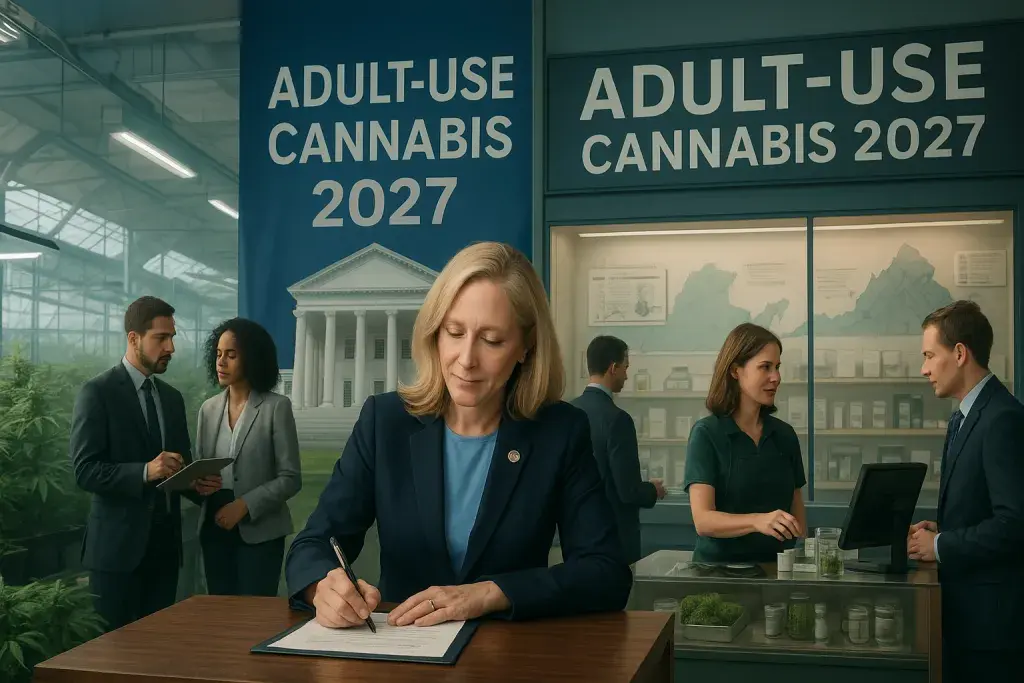 Virginia Enacts Adult-Use Cannabis Law, Pushing Licensed Sales to 2027