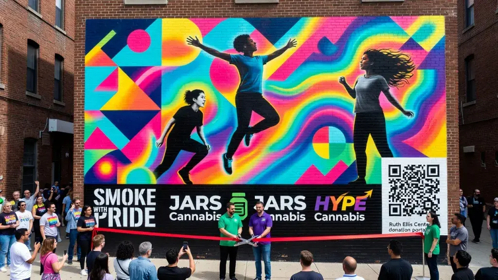 Cannabis Retailers Use Public Art to Fund LGBTQ+ Youth Services