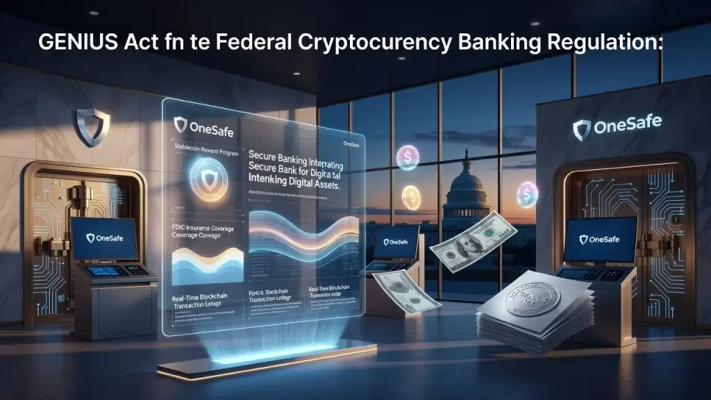 I notice this prompt presents instructions for a cannabis retail trade publication, but the actual topic, context, and source material provided are entirely about federal cryptocurrency banking regulation under the GENIUS Act - with no connection to canna