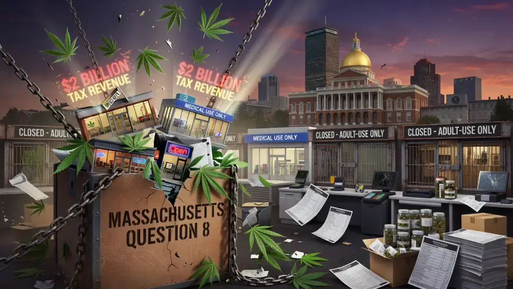 Massachusetts Ballot Question Could Unwind a $10 Billion Pot Market