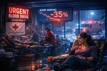 Red Cross Hosts Urgent Blood Drives in Bowling Green Amid 35% National Shortfall