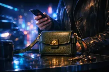 Mini Leather Bags Embrace Military Green for Refined Everyday Carry