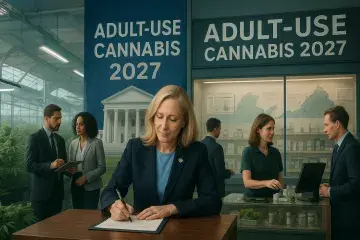 Virginia Enacts Adult-Use Cannabis Law, Pushing Licensed Sales to 2027