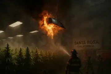 Faulty Grow Room Light Sparks $180,000 Fire at Santa Rosa Cannabis Warehouse